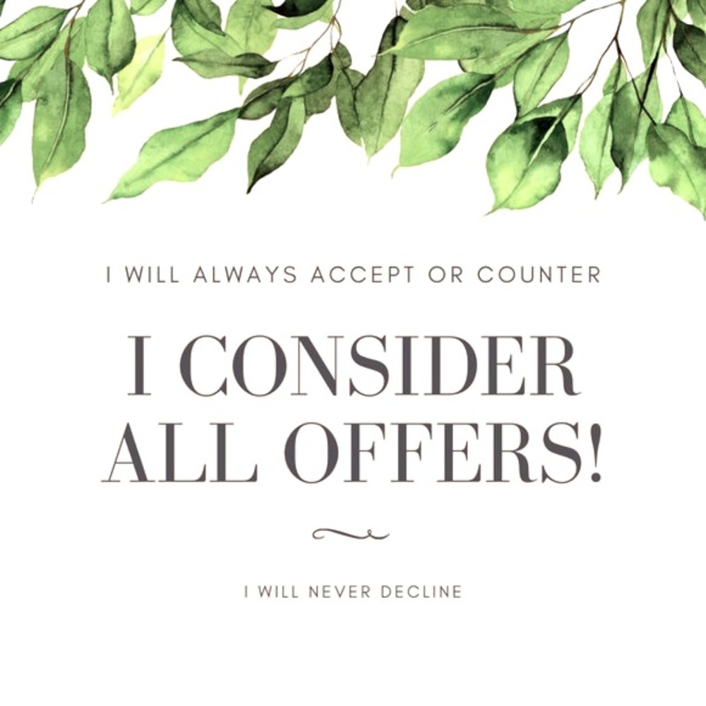 Make me an offer I can’t refuse!